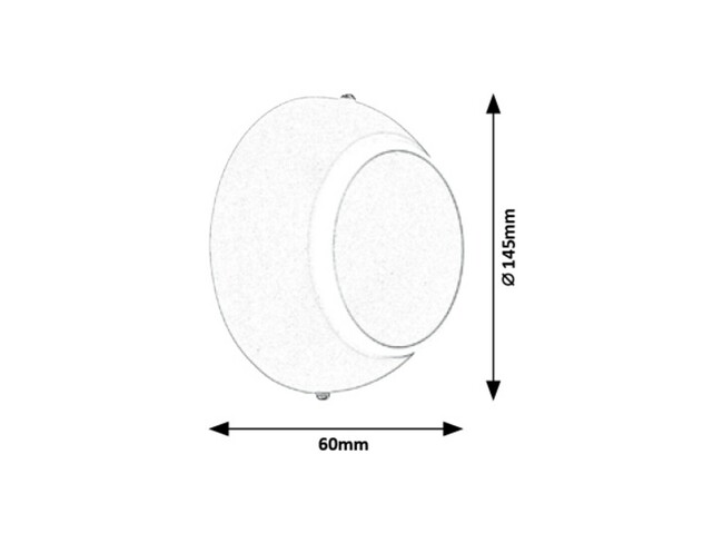 Svietidlo DORIAN - LED 5W, 230V, 50Hz, IP20 - 5776