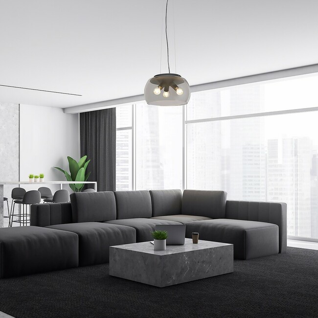 Závesné svietidlo URSULA - E27/3x max. 40W, IP20 - 3190