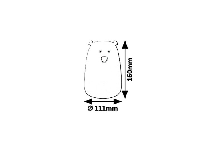 Svietidlo BALOO - RGB LED/0,4W, IP20 - 5409