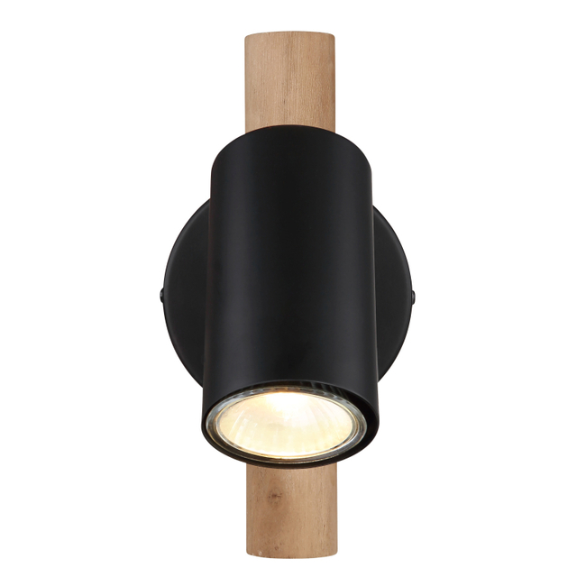 Nástenné svietidlo HERTI- GU10, IP20, tmavohnedá - 57913-1