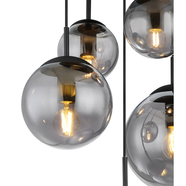 Závesné svietidlo JOEL - 60W,E27,IP20 - 1581-5S