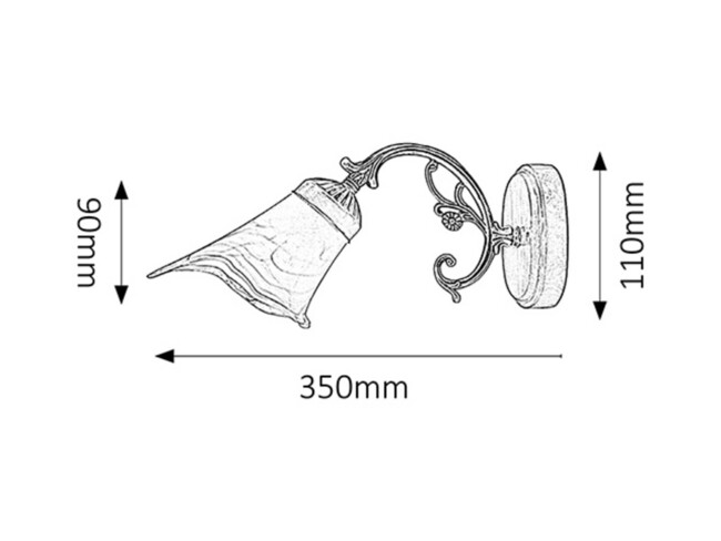 Svietidlo RUSTIC 3 - E14/40W, IP20 - 7091