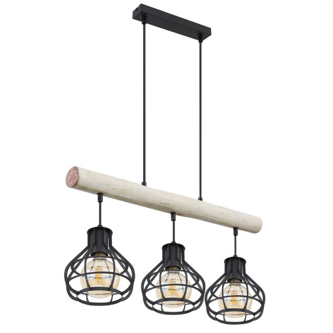 Závesné svietidlo CLASTRA - E27,IP20 - 15388-3H