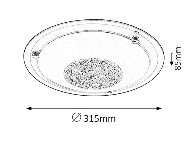 Svietidlo PATRICIA - E27/ 2x max 40W, IP20 - 2466
