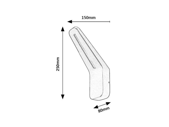 Svietidlo OGNON - 8W, 500lm, IP54 - 77051