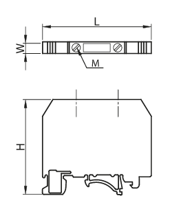 Svorka radová 0,14 - 1,5mm2,modrá