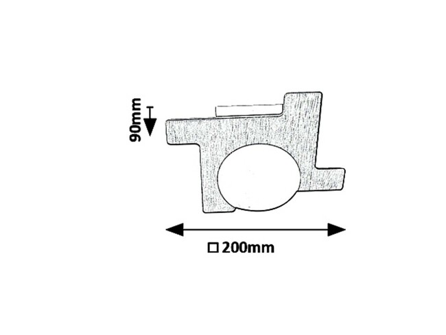 Svietidlo NORWOOD - LED 3W, 230V, 50Hz, IP20 - 6917
