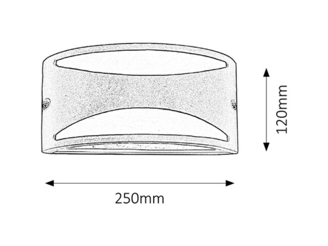 Svietidlo MANHATTAN - E27/60W, IP54 - 8359