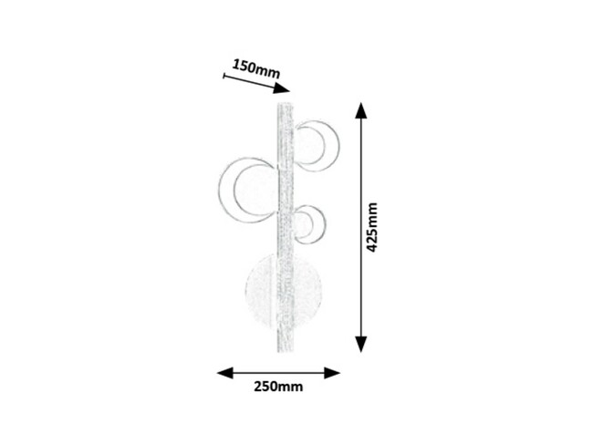 Svietidlo LORRAINE - LED 9W, 230V, 50Hz, IP20 - 5654