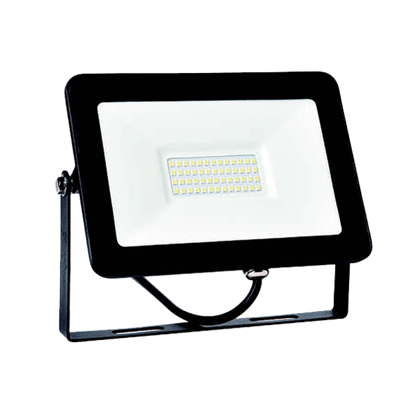 TENKÝ - LED reflektor, 20W, IP65, 5500K, čierny