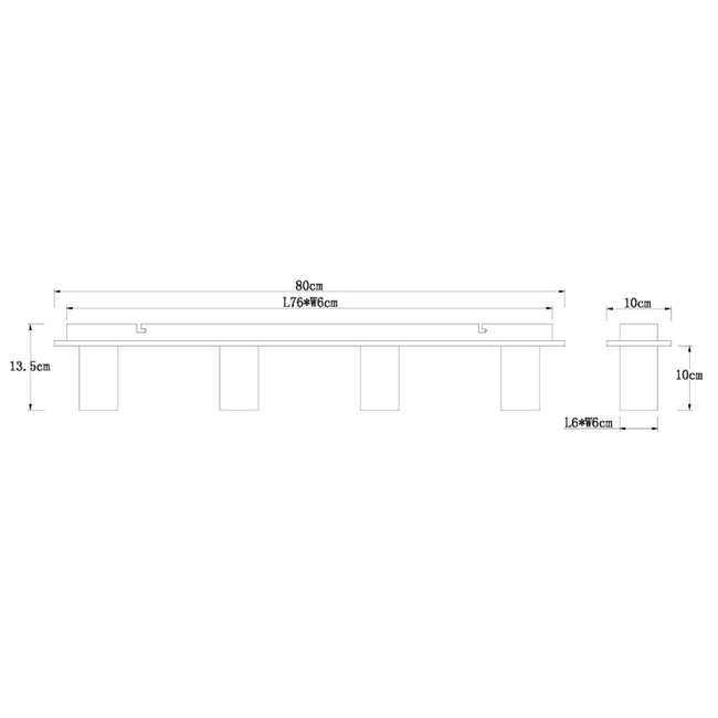 Stropné svietidlo ERNA - 60W,E27,IP20 - 15655-4D