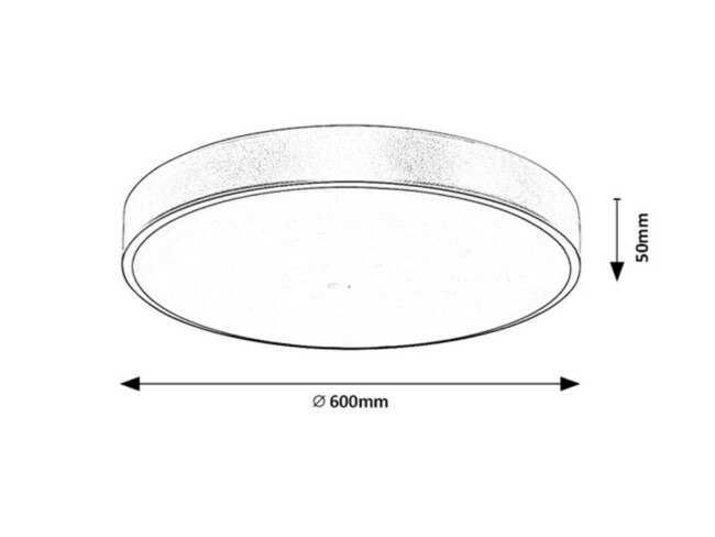 Svietidlo TESIA - 60W, 3760lm, IP20 - 71038