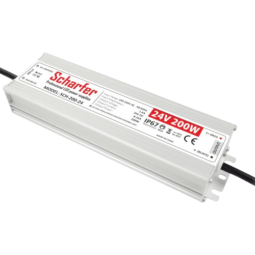 Trafo LED SCHARFER 24V, IP67, 200W