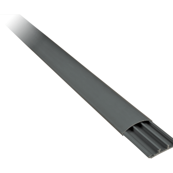 PVC žľab podlahový kanál - 75 - 2m, sivý