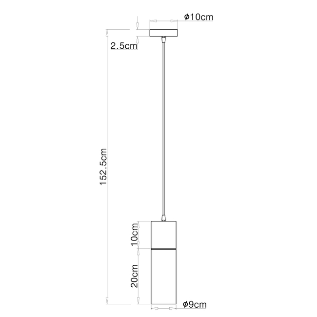 Závesné svietidlo ANNIKA - 25W,E27,IP20 - 21000HB