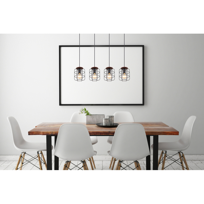 Závesné svietidlo WILLA - E27, IP20 - 54037-4H