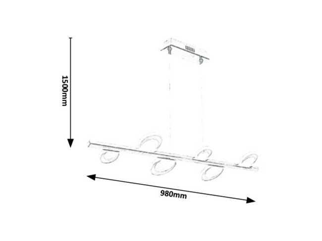 Svietidlo LORRAINE - LED 20W, 230V, 50Hz, IP20 - 5657