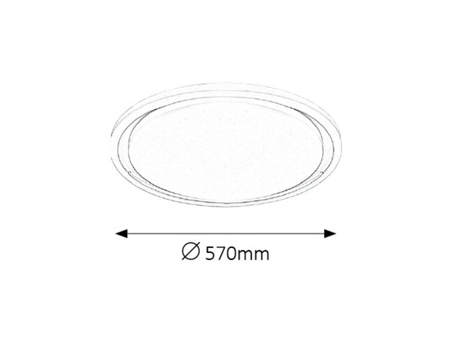 Svietidlo BRADY - LED 36W, 230V, 50Hz, IP20 - 2516