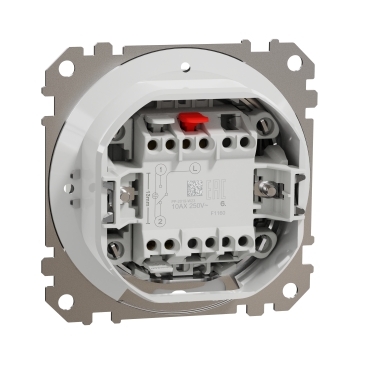 SEDNA DESIGN - vypínač č.: 6, IP44,  biely