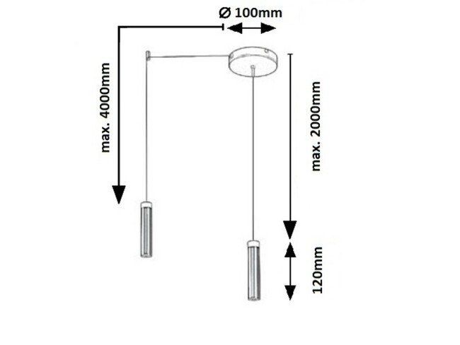 Svietidlo ANDROMEDA - LED 14W, 230V, 50Hz, IP20 - 5641