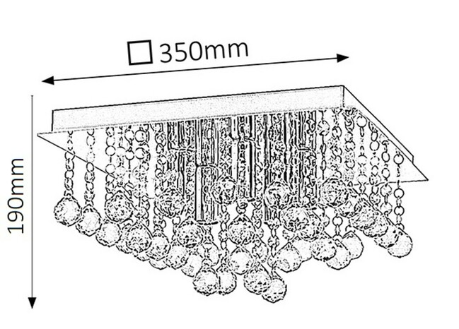 Svietidlo CORINNA - E14/5x max. 40W, IP20 - 2618