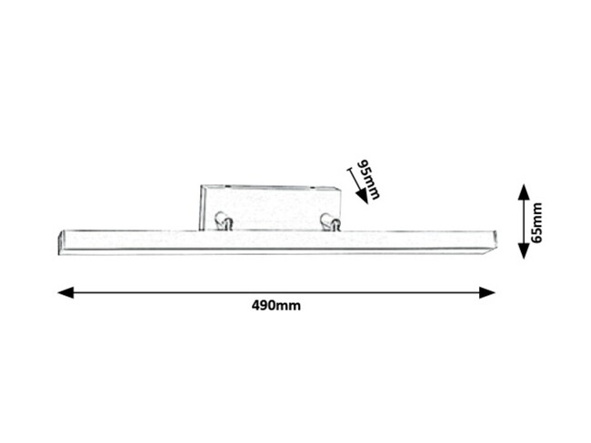 Svietidlo ANDREW - LED/12W, IP44 - 5782
