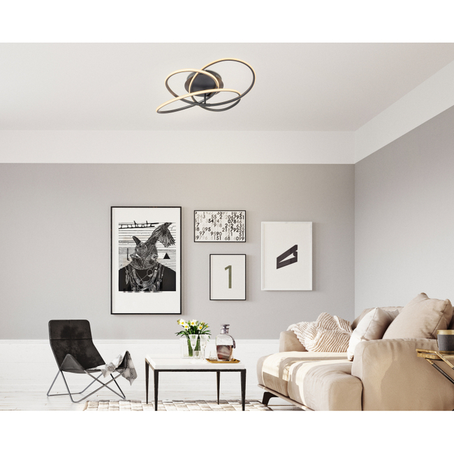 Stropné svietidlo PANDA -30W,2450/1370lm,IP20 - 67201S-30