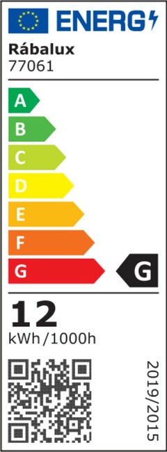 Svietidlo GENDT - 12W, 800lm, IP44 - 77061