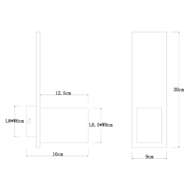 Nástenné svietidlo ERNA - 60W,E27,IP20 - 15655W