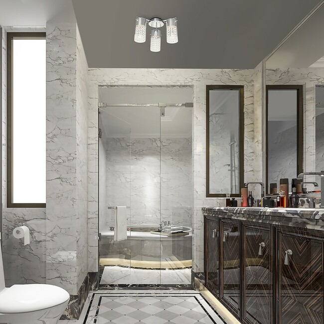 Svietidlo NIAGARA - E14/3x max. 40W, IP44 - 2195