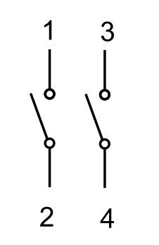 Vypínač vačkový (ON-OFF) 2P  - 20A