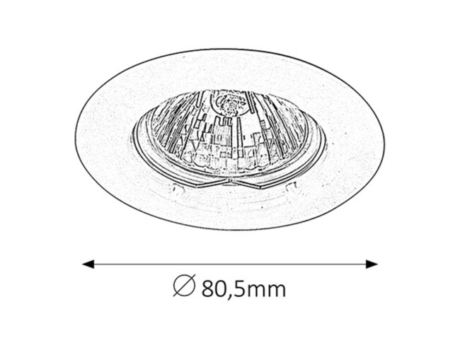 Svietidlo SPOT RELIGHT - GU5,3/12V/50W, IP20 - 1090