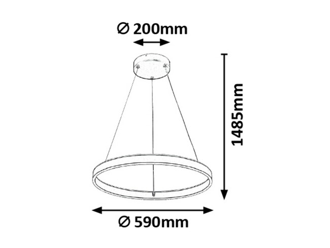 Svietidlo OTHELLO -LED/36W(1800lm,3000-6000K),IP20 - 6299