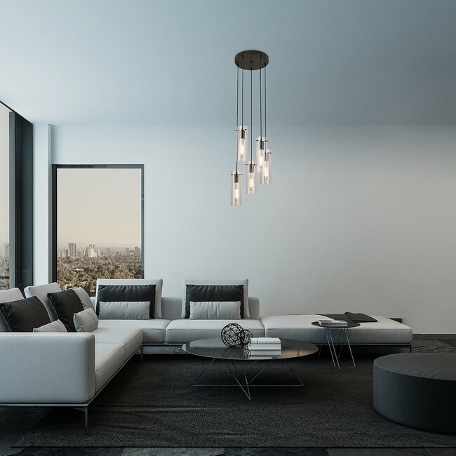 Závesné svietidlo ACANTHA - E27/5x max.60W, IP20 - 5260