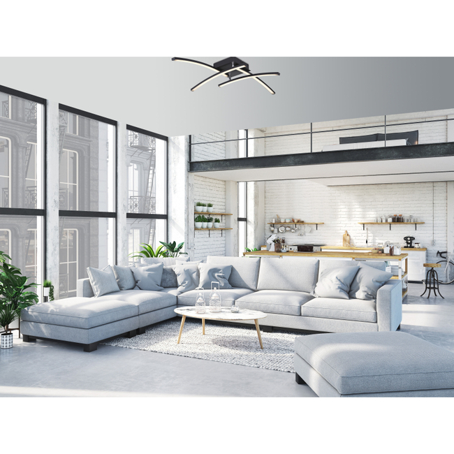 Stropné svietidlo TANSY I - 24W, 2600/1850lm, IP20 - 67129-24