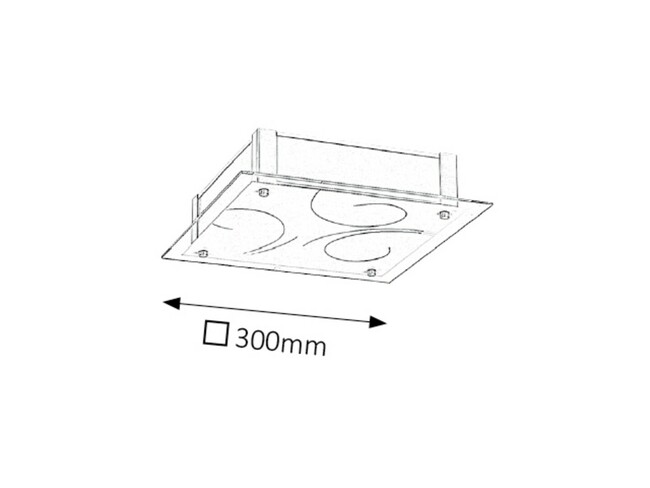 Svietidlo DENA - LED 12W, 230V, 50Hz, IP20 - 3038