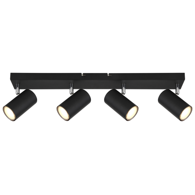 Bodové svietidlo ROBBY - GU10, IP20, čierna matná - 57911-4B