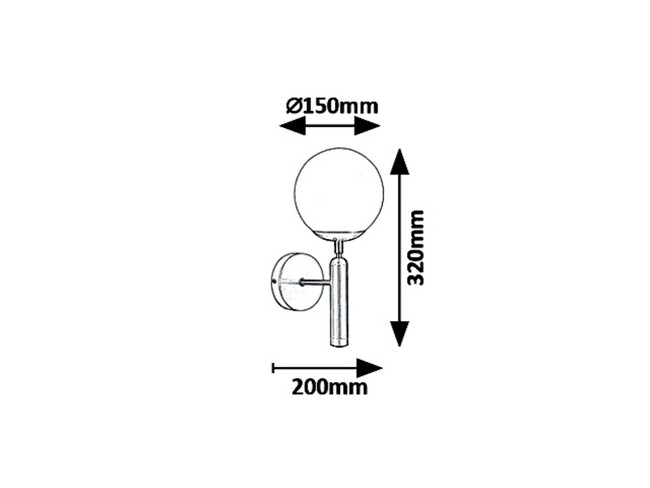 Svietidlo DIVINA - E14, 9W, IP20 - 5351