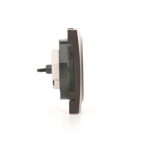 SIMON54 - kryt zásuvky, hnedý matný