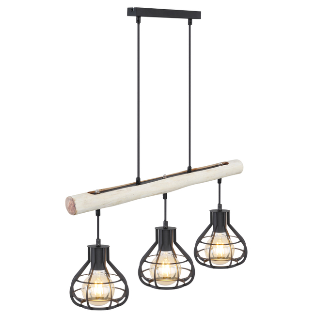 Závesné svietidlo CLASTRA - E27,IP20 - 15388-3H