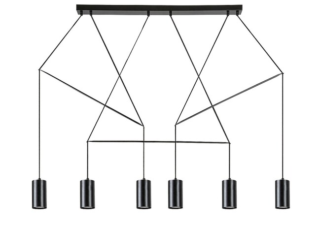 Svietidlo ASLAUG - GU10 6x MAX 50W, IP20 - 72018