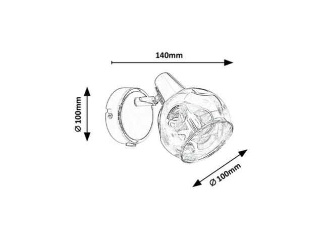 Svietidlo TAMARA - E14/40W, IP20 - 5346