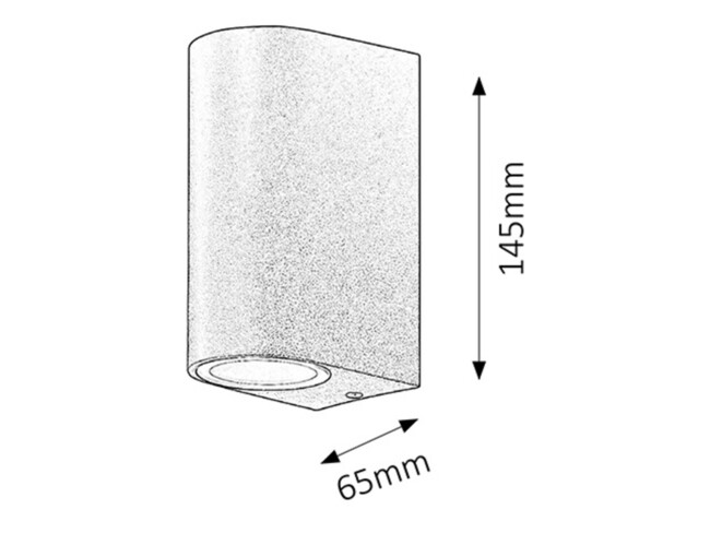 Svietidlo CHILE - GU10/2x max. 35W, IP44 - 8030