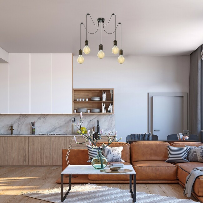 Svietidlo FIDEL - E27/5x max. 25W, IP20 - 3218