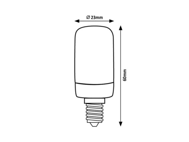 Žiarovka FILAMENT-LED - 2W, 140lm, IP20, 2700K - 79029