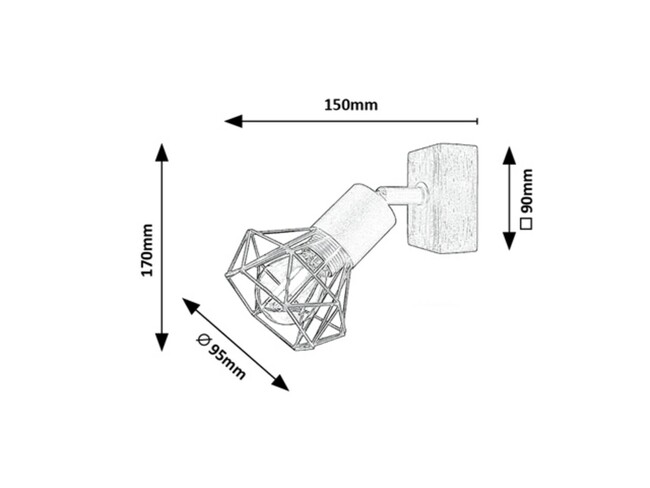Svietidlo ZEUS - E14/40W, IP20 - 3137