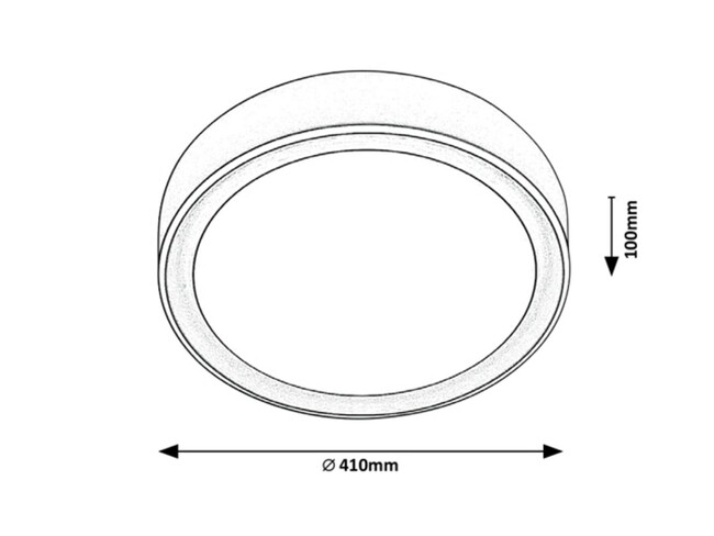 Svietidlo MOKKA - LED/24W, IP20 - 2987