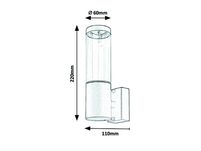 Svietidlo KATOWICE - GU10/7W, IP44 - 7914