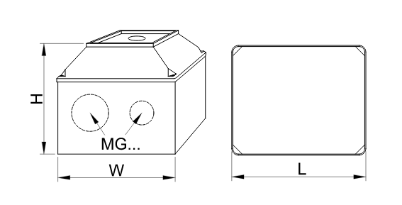 Vypínač vačkový (reverz. 1-0-2) 20A, IP44