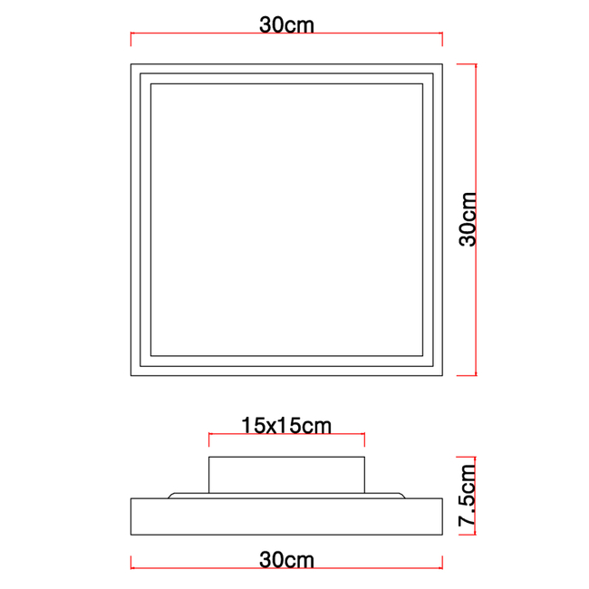 Stropné svietidlo CINDERELLA - 12W,1400/850lm,IP20 - 41595D1